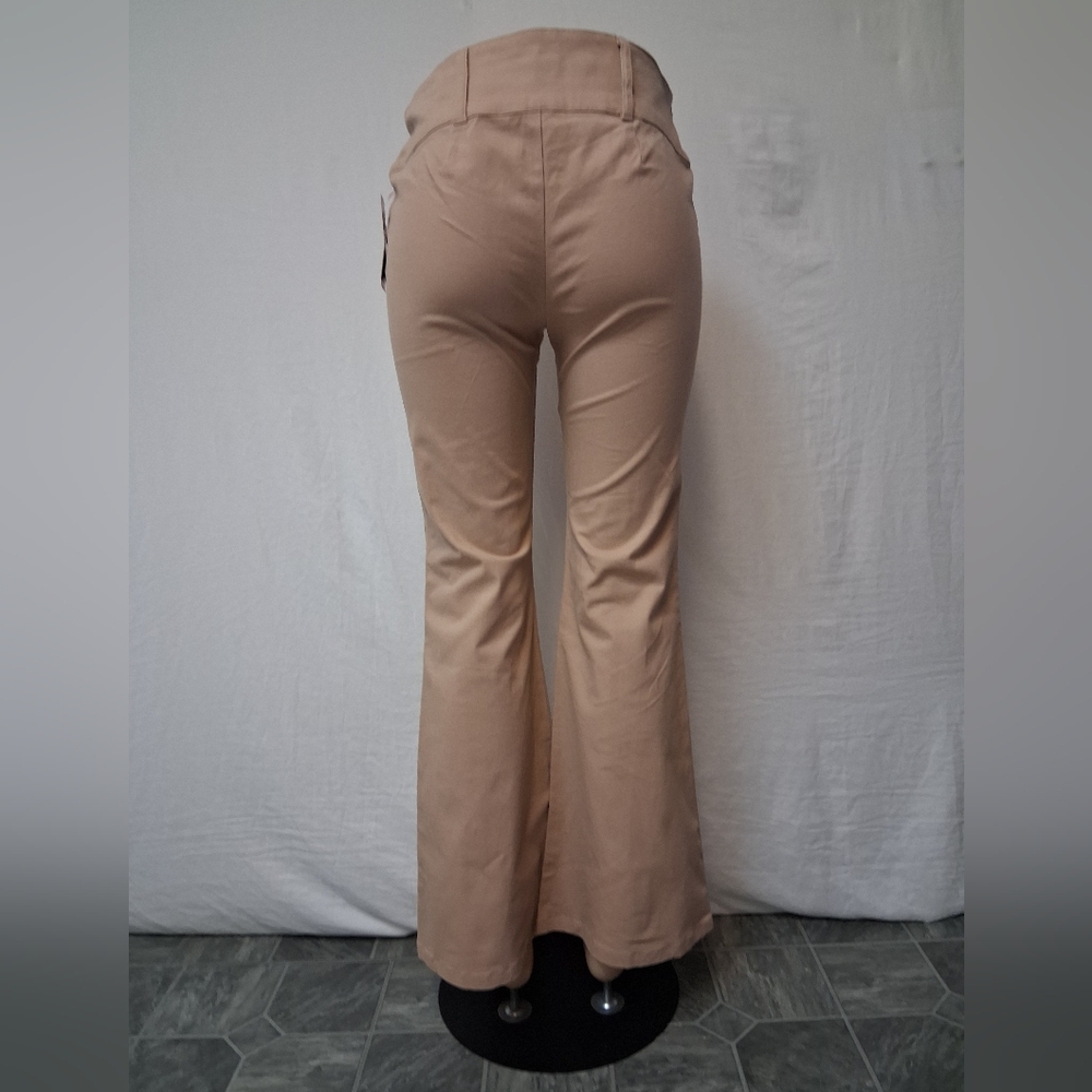 Wild Fable New Beige Flare Pants with Pocket Details Size 4 - Picture 5 of 17